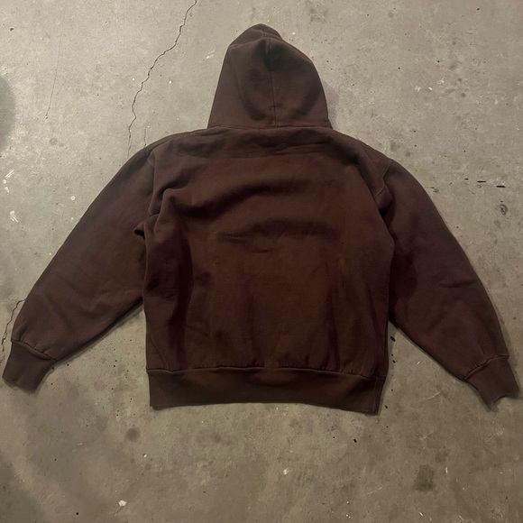 Vintage Mocha I Love NY Hoodie - Picture 2 of 4